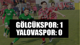 Gölcükspor: 1 - Yalovaspor: 0