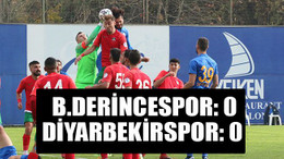 Belediye Derincespor: 0 - Diyarbekirspor: 0