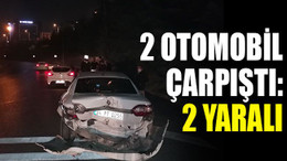 Kocaeli’de iki otomobil çarpıştı: 2 yaralı
