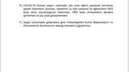 KOÜ’de senatodan online eğitim çıktı!