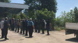 Oğlu tarafından öldürülen baba toprağa verildi