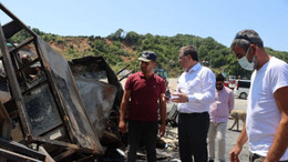 CHP Kocaeli, yangın mağduru balıkçıların yanında