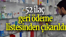 52 ilaç geri ödeme listesinden çıkarıldı