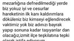 “Teşkilata tepki” dedi Kurucu üyelerdendi istifa etti