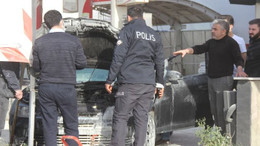 Hareket edeceği sırada yangın çıktı