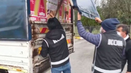 Kamyon kasasında milyonlarca ele geçirildi!