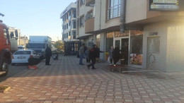 Dükkanı yanan iş yeri sahibine TEKME ATMAYA KALKTI