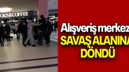 Alışveriş merkezi SAVAŞ ALANINA DÖNDÜ