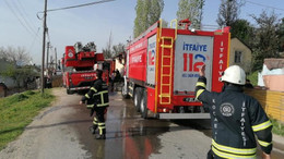 Metruk binada yangın