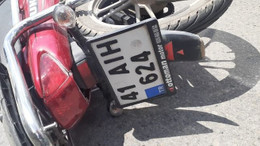 Cip ile çarpışan MOTOSİKLETİN SÜRÜCÜSÜ YARALANDI