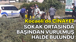 Kocaeli’de cinayet! Sokak ortasında başından vurulmuş halde bulundu