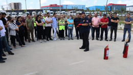 İtfaiye ve AFAD'dan İMES OSB'de tatbikat