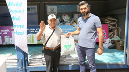 3 ton kompost gübre dağıtıldı