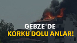 Gebze'de korku dolu anlar!