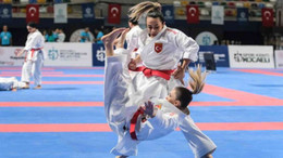 Karate şampiyonasında madalyalar sahiplerini buldu