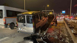 Alkollü sürücü zincirleme kazaya yol açtı, 5 araç birbirine girdi: 2 yaralı