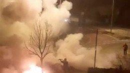 İzmit'te seyir halindeki otomobil alev alev yandı