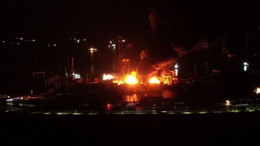 İskenderun'daki yangınla mücadele hala devam ediyor!