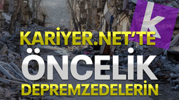 Kariyer.net’te öncelik depremzedelerin