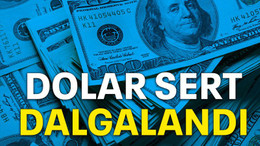Dolar sert dalgalandı