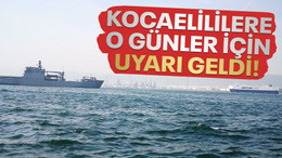 Kocaelililere o günler için uyarı geldi!