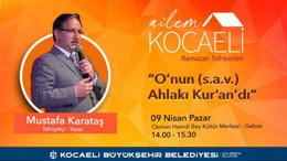Mustafa Karataş Kocaeli’ye geliyor