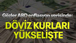 Gözler ABD enflasyon verisinde: Döviz kurları yükselişte