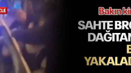 Sahte broşür dağıtanlara CHP’lilerden suçüstü!