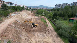 Körfez Kaşkaldere’de kavşak ve bağlantı yolları yapılıyor