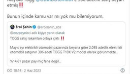 Mayısta kaç adet elektrikli araç satıldı? Togg'un satış rakamları da açıklandı