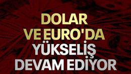 Dolar ve Euro'da yükseliş devam ediyor