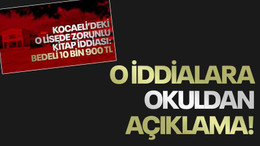 O iddialara okuldan açıklama!