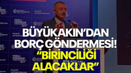 Büyükakın’dan borç göndermesi! “Birinciliği alacaklar”