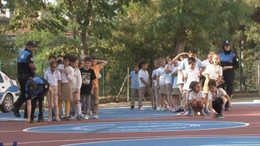 Polisler minik öğrencilere unutamayacakları anlar yaşattı
