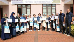 Engelli vatandaşlara işaret diliyle deprem eğitimi!