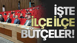 İşte ilçe ilçe bütçeler!