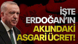 İşte Erdoğan’ın aklındaki asgari ücret!