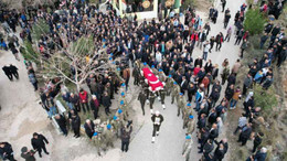 Şehide gözyaşlarıyla son veda