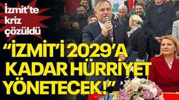 İzmit'te kriz çözüldü! İzmit’i 2029’a kadar Hürriyet yönetecek!