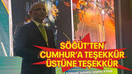 Söğüt’ten Cumhur’a teşekkür üstüne teşekkür