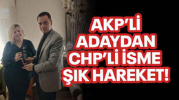 AKP’li adaydan CHP’li isme şık hareket!