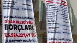 AKP'den CHP'ye geçen belediyenin borcu binaya asıldı: Kasada 642 bin borç 125 milyon!