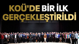 KOÜ'de bir ilk gerçekleştirildi
