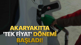 Akaryakıtta 'tek fiyat' dönemi başladı!