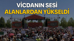 Vicdanın sesi alanlardan yükseldi