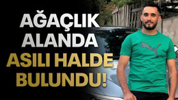 Ağaçlık alanda asılı halde bulundu!