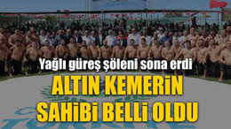 Altın kemerin sahibi belli oldu