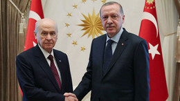Erdoğan ve Bahçeli Saray'da bir araya geldi