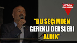 Başkan Büyükgöz, “Bu seçimden gerekli dersleri aldık”