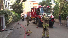 Kartal'da bir dairede tüp patladı, 4 katlı apartman tahliye edildi
